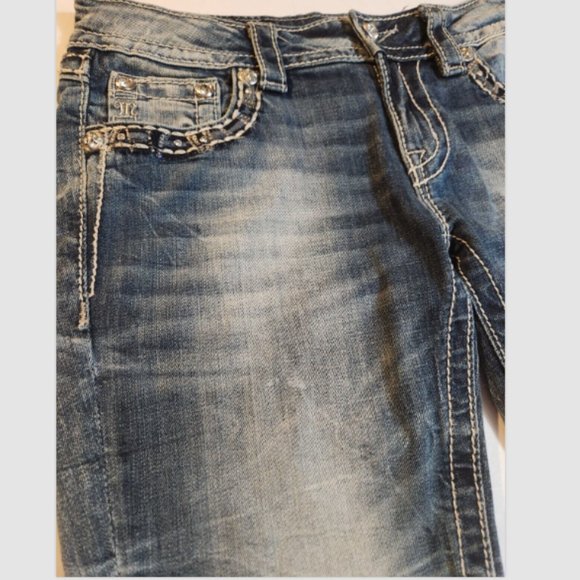 Miss Me Signature Boot Jeans Bootcut Stretch Denim style no: JY7037B - Picture 14 of 16